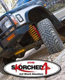 Передний амортизатор Skorched4's на Land Cruiser 100